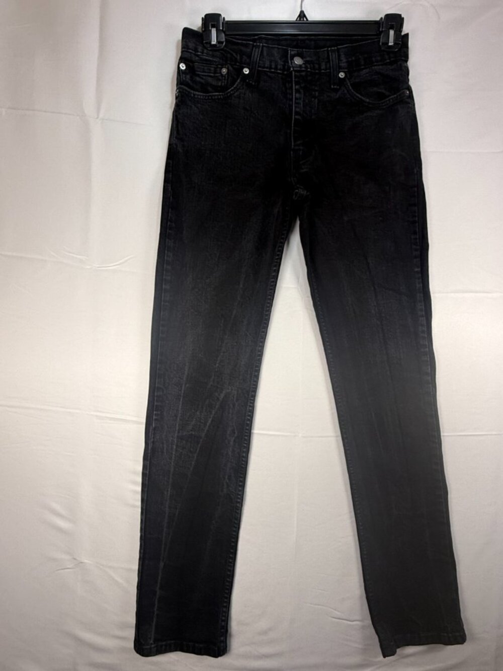Men's Levi's 511 Black Label Slim Straight Leg Black Jeans 32x34